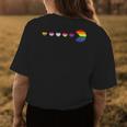 Gay Rainbow Lgbt Hearts Flag Pride Month Ally Men Women Kids Womens Back Print T-shirt Unique Gifts