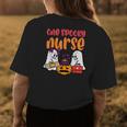 Ghosts One Spooky Nurse Halloween Nurse Fall Scrub Rn Women Halloween Nurse Womens T-shirt Back Print Unique Gifts