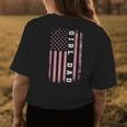 Girl Dad Pink Flag Fathers Day Men Women Vintage Womens Back Print T-shirt Funny Gifts