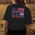 Gods Children Are Not For Sale Funny Quote Gods Children Womens Back Print T-shirt Unique Gifts
