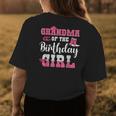 Grandma Of The Birthday Girl Western Cowgirl Themed 2Nd Bday Womens Back Print T-shirt Unique Gifts
