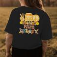 Groovy Papa Hippie Peace Retro Matching Party Family Womens Back Print T-shirt Unique Gifts