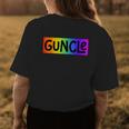 Guncle Gay Uncle Pride Rainbow Guncle Womens Back Print T-shirt Unique Gifts