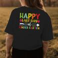 Happy Last Day Of Kindergarten For Teacher Student Graduate Womens Back Print T-shirt Unique Gifts