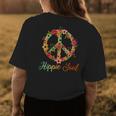 Hippie Soul Daisy Flower Peace Sign Flower Lover Womens Back Print T-shirt Unique Gifts