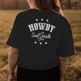 Howdy 2Nd Grade Teachers Kids Parents Cowboy Cowgirl Womens Back Print T-shirt Unique Gifts