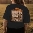 Howdy Cowboy Cowgirl Western Country Rodeo Southern Men Boys Womens Back Print T-shirt Unique Gifts