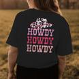 Howdy Vintage Rodeo Western Country Southern Cowgirl Outfit Womens Back Print T-shirt Unique Gifts