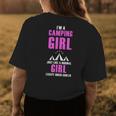 Im A Cool Camping Girl Funny Women Hiking Hunting Womens Back Print T-shirt Unique Gifts