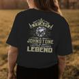Johnstone Name Gift Team Johnstone Lifetime Member Legend Womens Back Print T-shirt Funny Gifts