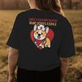 Just A Future Nurse Who Loves Corgi Dog Mom Dad Gifts Womens Back Print T-shirt Unique Gifts