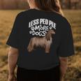 Less People More Dogs Afghan Hound Dogs Womens Back Print T-shirt Personalized Gifts