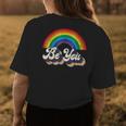 Lgbtq Ally Be You Gay Pride Lgbt Rainbow Flag Retro Womens Back Print T-shirt Unique Gifts