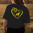 Love Boston Terrier Sunflower For Dog Lover Gift Womens Back Print T-shirt Unique Gifts