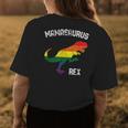 Mamasaurus Rex Gay Pride Lgbt Dinosaur Ally Womens Back Print T-shirt Unique Gifts