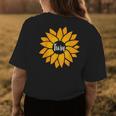 Matching Big Little Greek Reveal Sorority Family Sunflower Womens Back Print T-shirt Unique Gifts
