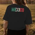 Mexico Mexican Soccer Fan Men Women Boys Girls Kids Womens Back Print T-shirt Funny Gifts