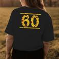 Milestone 60Th Birthday Novelty Gift Idea Floral Womens Back Print T-shirt Unique Gifts