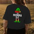 Momma Elf Matching Family Christmas Women Gift For Women Women's Crewneck Short Sleeve Back Print T-shirt Personalized Gifts