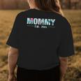 Mommy Est 2014 5Th Year Mom Floral Design For Mothers Womens Back Print T-shirt Unique Gifts