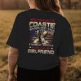 My Favorite Coastie Wears Dog Tags And Combat Boots Womens Back Print T-shirt Unique Gifts