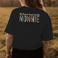 My Favorite People Call Me Nonnie Gifts Leopard Mothers Day Womens Back Print T-shirt Unique Gifts