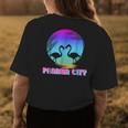 Panama City | Flamingo Silhouette Group Vacation Womens Back Print T-shirt Unique Gifts