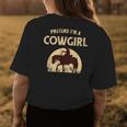 Pretend Im A Cowgirl Funny Halloween Party Costume Womens Back Print T-shirt Unique Gifts