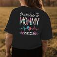 Promoted To Mommy Est 2024 Mothers Day First Time Mom Gifts For Mom Funny Gifts Womens Back Print T-shirt Unique Gifts