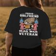 Proud Girlfriend Of An Iraq War Veteran Military Vets Lover Womens Back Print T-shirt Unique Gifts