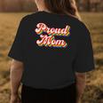 Proud Mom Lgbtq Rainbow Pride Womens Back Print T-shirt Unique Gifts