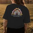 Rainbow Be Kind To Your Mind Mental Health Matters Womens Back Print T-shirt Unique Gifts