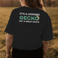 Reptile Lover Its A Leopard Gecko Womens Back Print T-shirt Unique Gifts