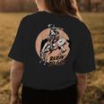 Retro Cowboy Rarin To Go Western Country Cowgirl Horses Womens Back Print T-shirt Unique Gifts