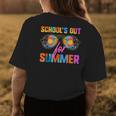 Retro Schools Out For Summer Students Teachers Vacation Women's T-shirt Back Print Unique Gifts