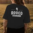 Rodeo Grandma Cowgirl Wild West Horsewoman Ranch Lasso Boots Gift For Womens Womens Back Print T-shirt Unique Gifts