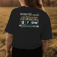 Science Of Reading Helping A Little Minds Grow Phonics Women Womens Back Print T-shirt Unique Gifts