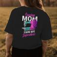 Sewing Mom Wife Superhero | Seamstress | Sewing Machine Womens Back Print T-shirt Unique Gifts