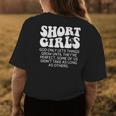 Short Girls God Only Lets Things Grow Until Theyre Perfect Womens Back Print T-shirt Unique Gifts