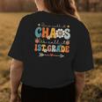 Some Call It Chaos We Call It 1St Grade First Grade Teachers Womens Back Print T-shirt Unique Gifts