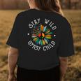 Stay Wild Gypsy Child Daisy Peace Sign Hippie Soul Womens Back Print T-shirt Unique Gifts