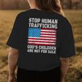 Stop Human Trafficking Gods Children Are Not For Sale Womens Back Print T-shirt Unique Gifts