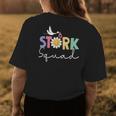 Stork Squad Labor & Delivery Nurse L&D Mother Baby Nurse Womens Back Print T-shirt Funny Gifts