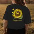 Sunflower Dog Mom Gifts For Beagle Lovers Gift For Womens Womens Back Print T-shirt Unique Gifts