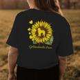 Sunflower Dog Mom Gifts For Goldendoodle Lovers Gift For Womens Womens Back Print T-shirt Unique Gifts