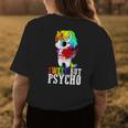 Sweet But Psycho Cute Humor Wife Mom Horror Goth Punk Womens T-shirt Back Print Unique Gifts