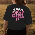 Team Girl Funny Gender Reveal Party Idea For Dad Mom Family Womens Back Print T-shirt Funny Gifts