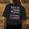This Is My Human Costume Im Really A Flamingo Womens Back Print T-shirt Unique Gifts