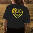 Tu Best Wife Since 2016 5Th Wedding Anniversary Sunflower Gift For Womens Womens Back Print T-shirt Unique Gifts