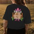 Uncle Of The Birthday Cowgirl Kids Rodeo Party Bday Womens Back Print T-shirt Unique Gifts